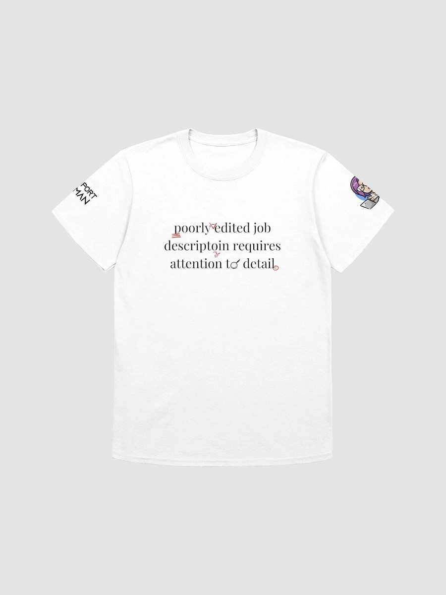 Bad Job Bingo T-Shirt: Details Shmetails product image (5)