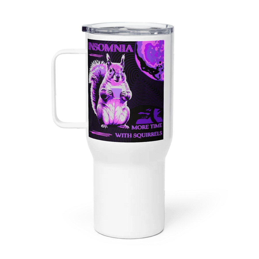 insomnia, more time with squirrels, Stainless Steel Travel Buddy product image (1)