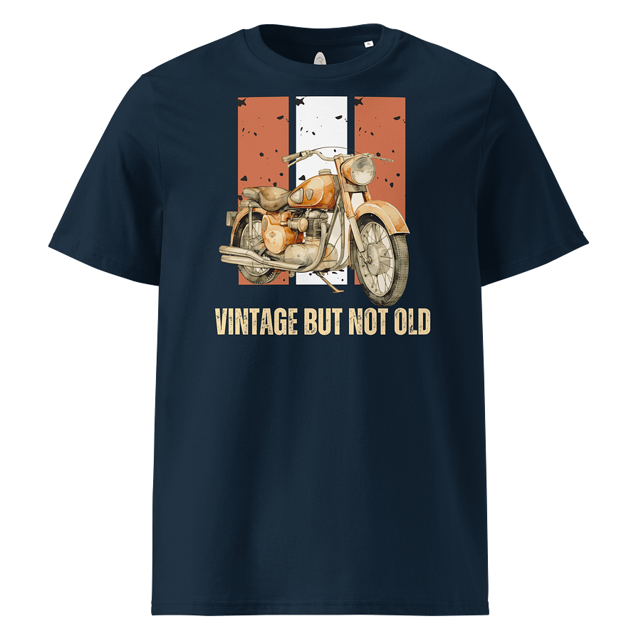 Vintage but not old organic unisex shirt product image (13)