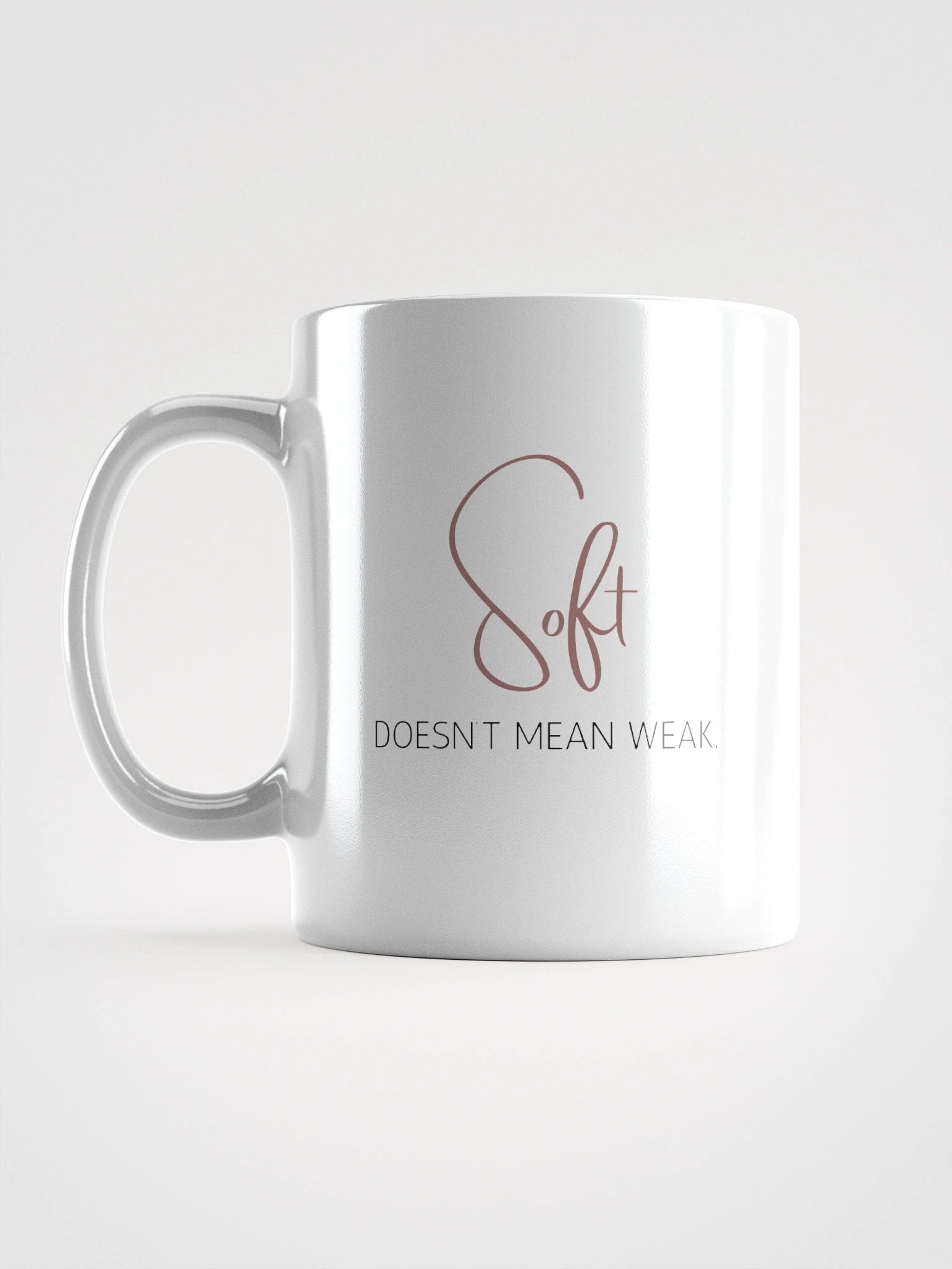 Truthbomb: Soft Doesn’t Mean Weak • Ceramic Mug product image (6)