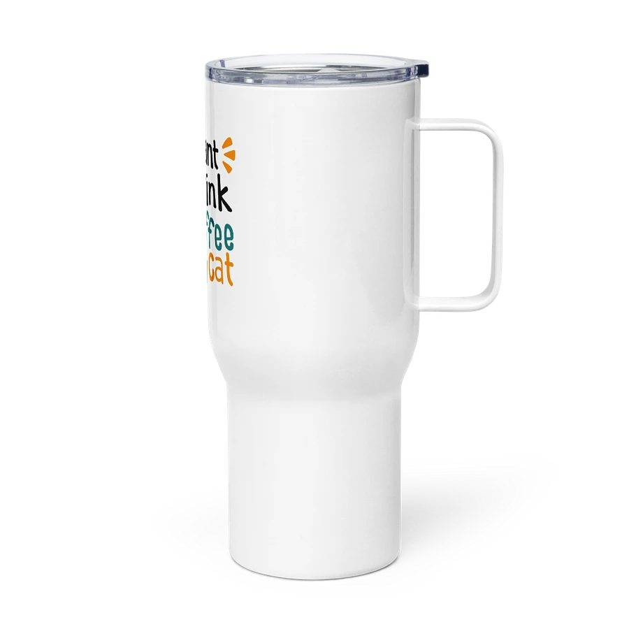 Iced Coffee & Cat - Travel Mug With a Handle product image (4)