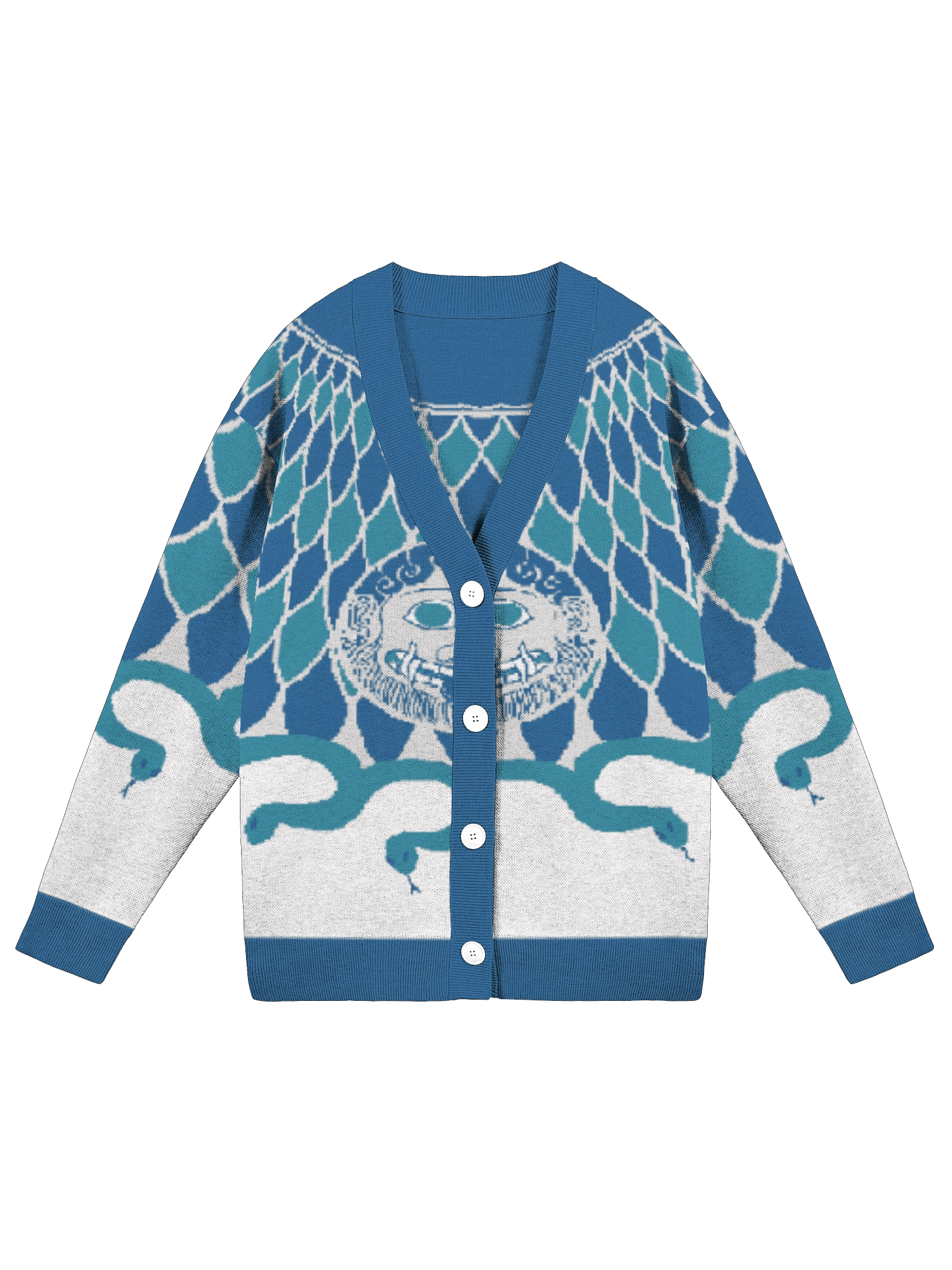 Athene's Aegis china blue cardigan product image (1)