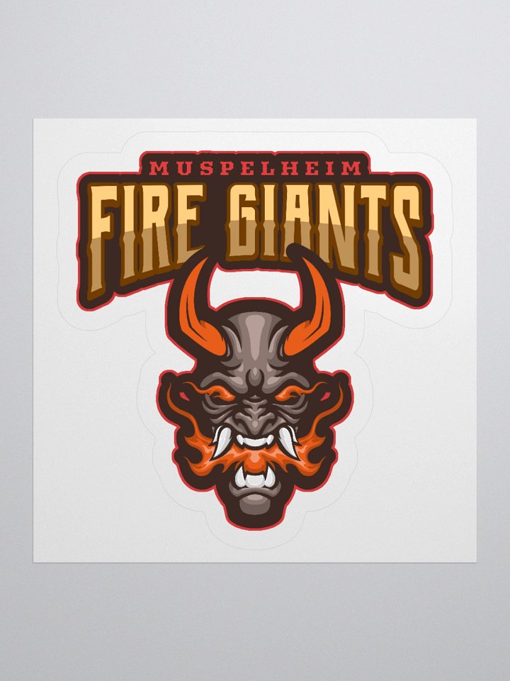 MUSPELHEIM FIRE GIANTS DECAL product image (1)