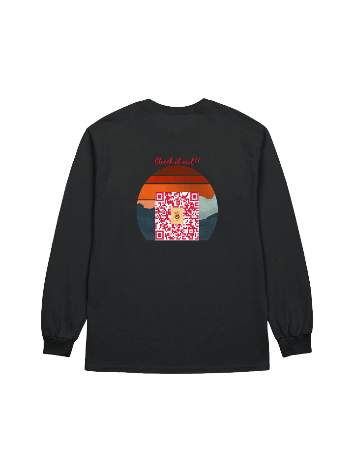 Sunset QR Code Long Sleeve Tee product image (2)