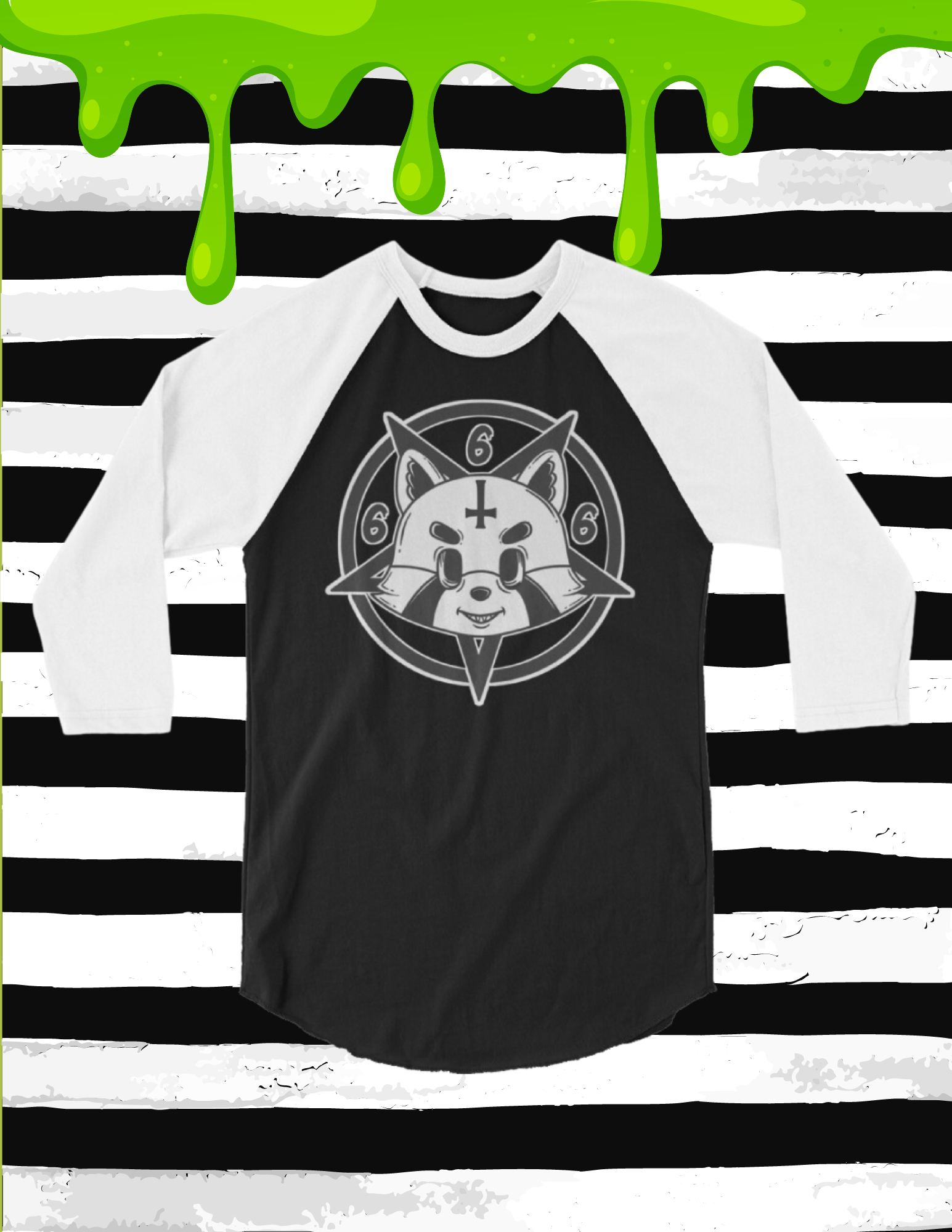 Cult of the Red Panda Jersey Raglan Tee product image (1)