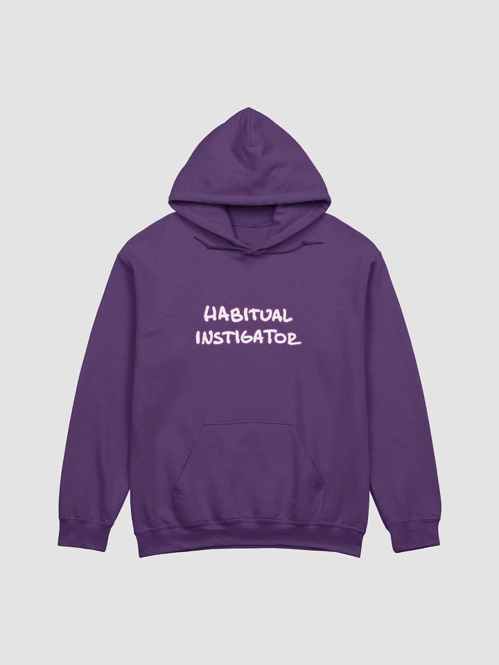 HABITUAL INSTIGATOR (lined design, #763D7D) classic hoodie product image (50)
