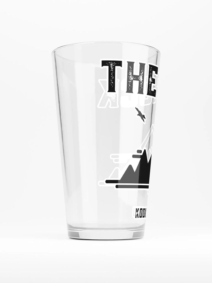 The Rock Pint Glass (Black) product image (2)