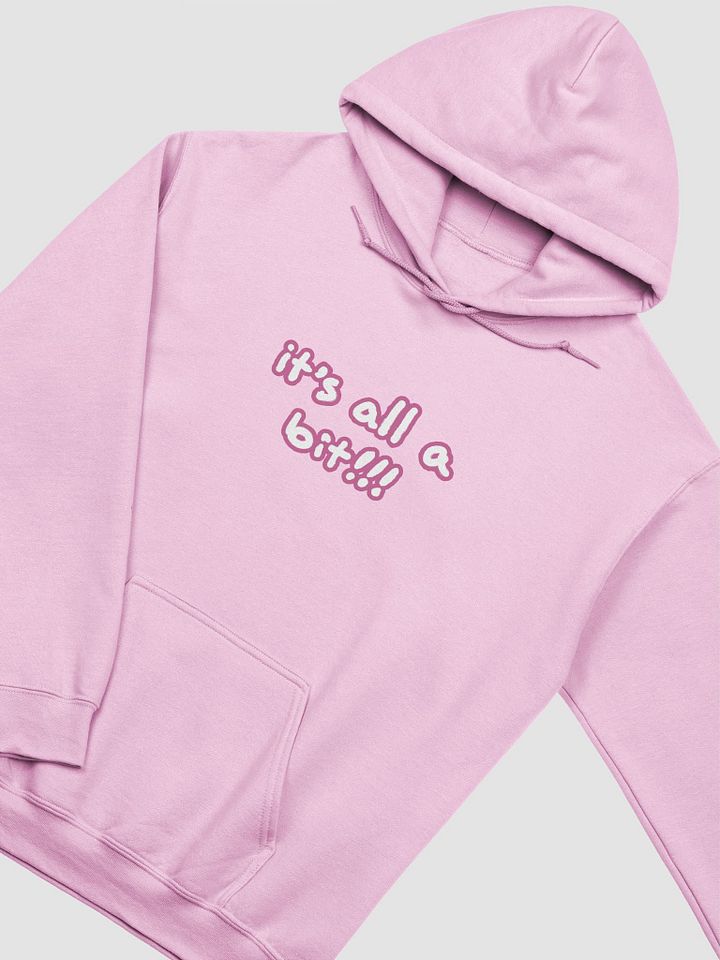 “It’s all a bit!!!” (lined design, #CB6398) classic hoodie product image (37)