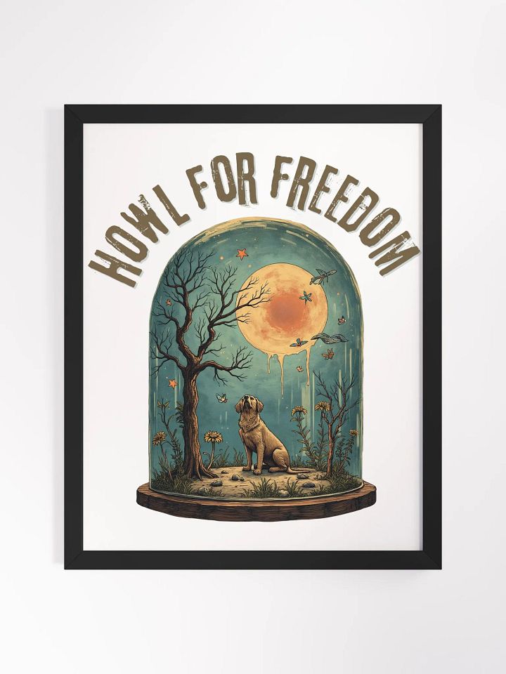 Vibrant Ayous Wood Framed Matte Poster product image (1)