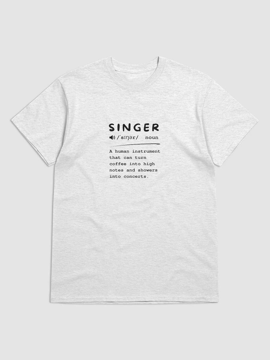 Singer Definition T-Shirt For Singers product image (3)