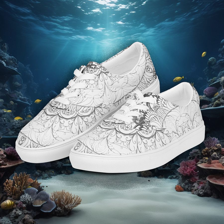 Symmetry Mandala Canvas Shoes product image (1)