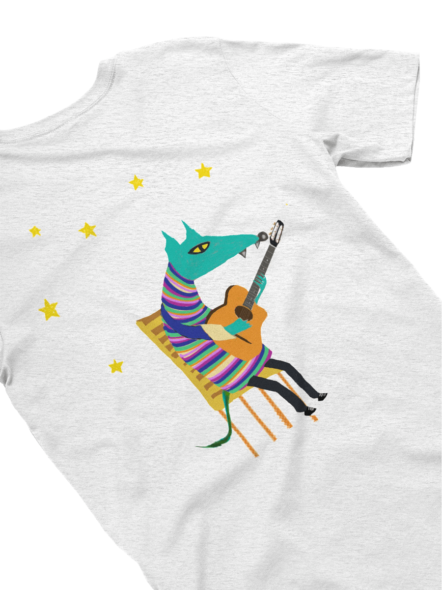 Blue possum with Guitar Graphic Tee product image (38)