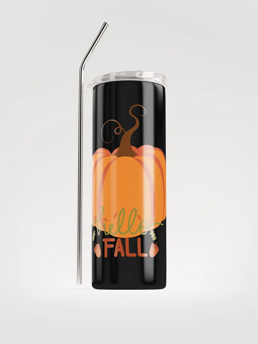 Hello Fall-Stainless Tumbler with Straw product image (1)