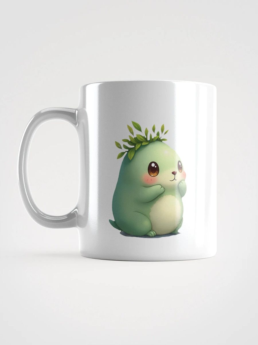 Whimsical Plant Creature White Glossy Mug product image (6)
