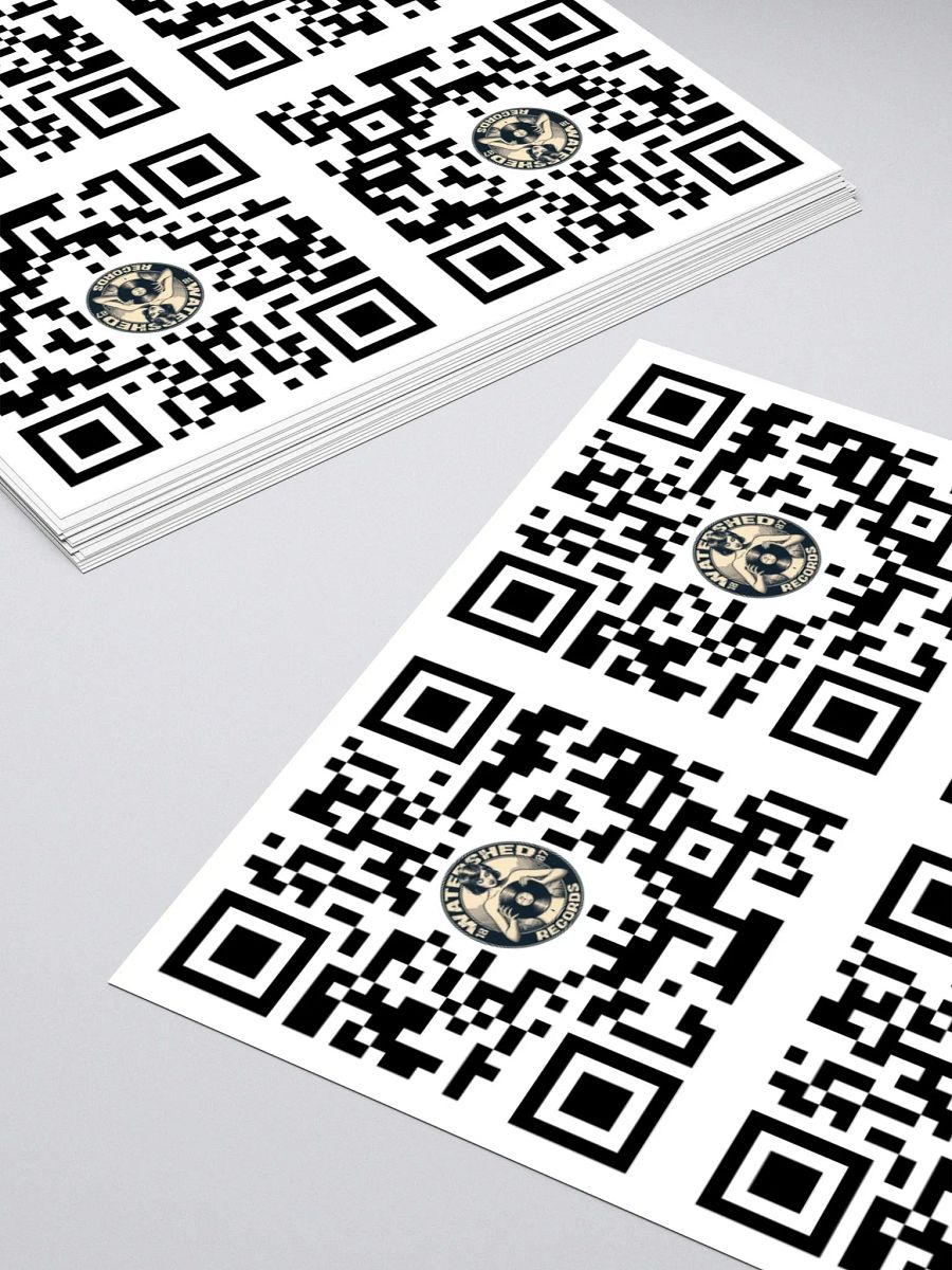 Watershed Records QR Code Stickers product image (3)