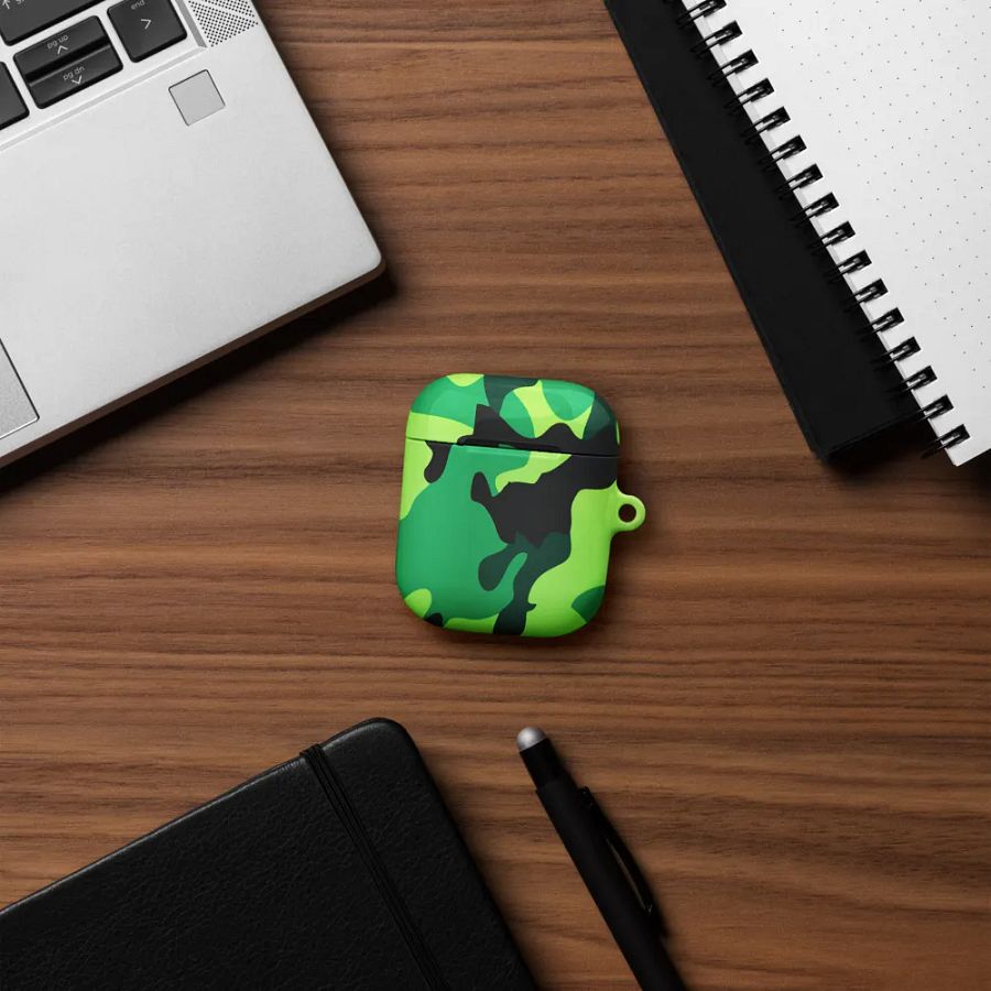 Lime Camo AirPod Case product image (14)