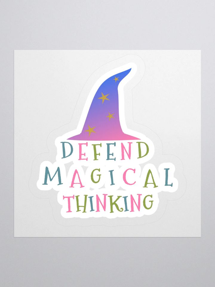 Defend Magical Thinking Sticker product image (3)