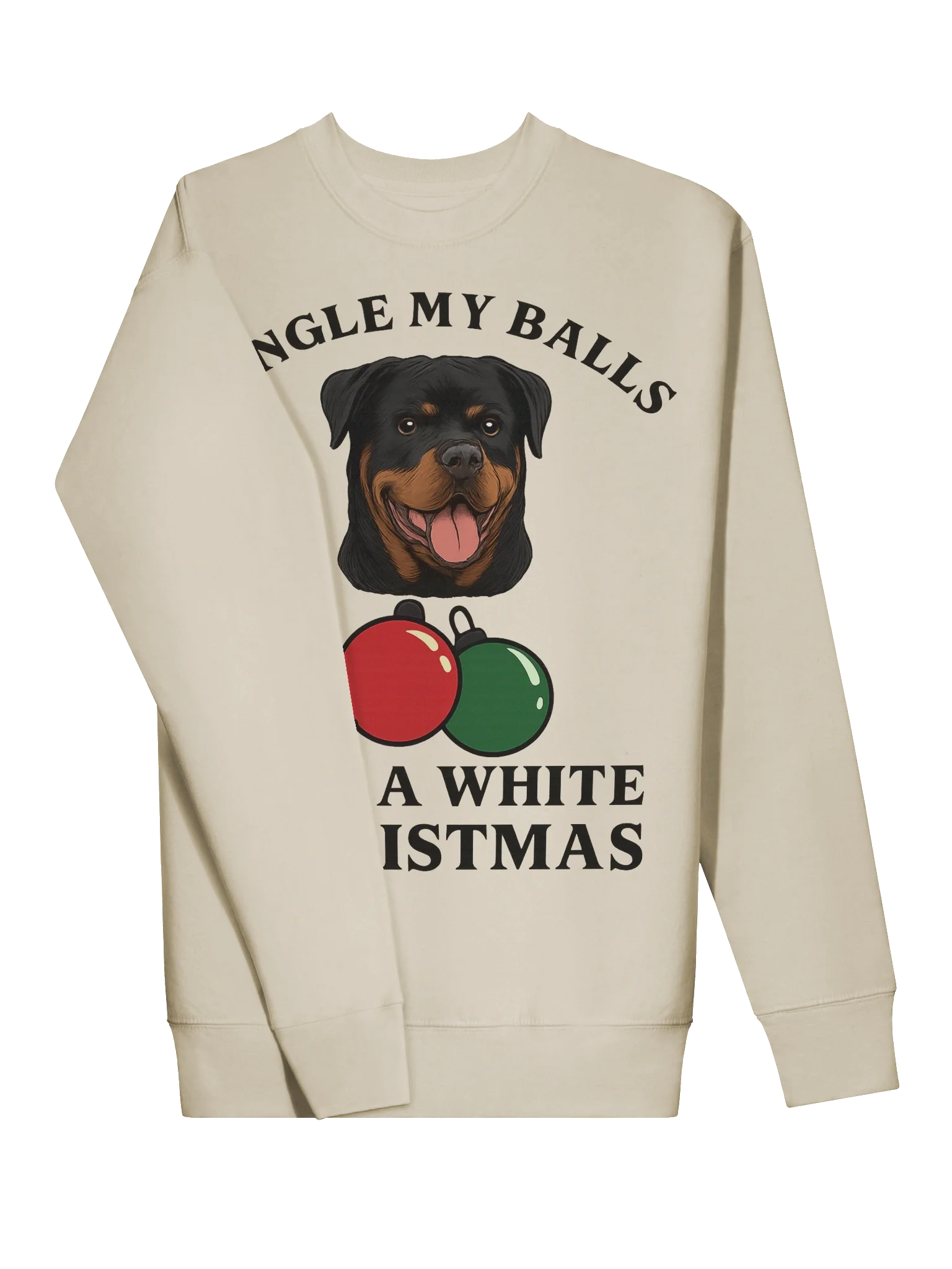 Jingle My Balls Rottweiler Christmas Sweatshirt product image (16)