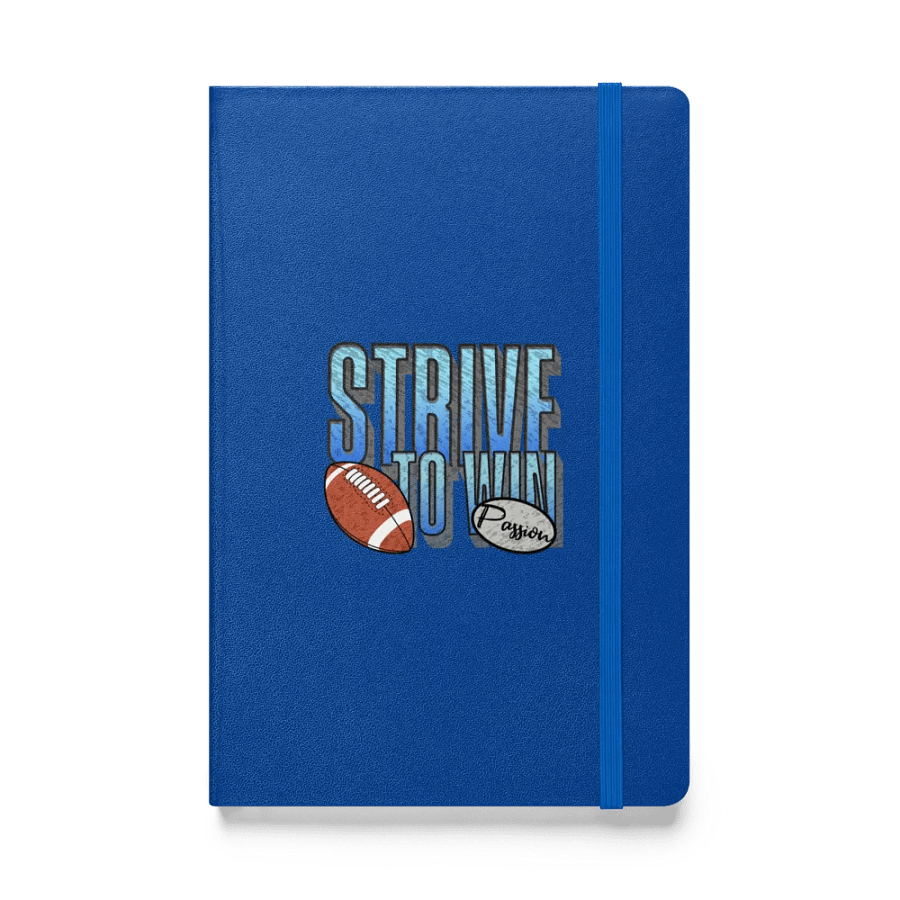 Strive to Win Football Hardcover Notebook product image (1)