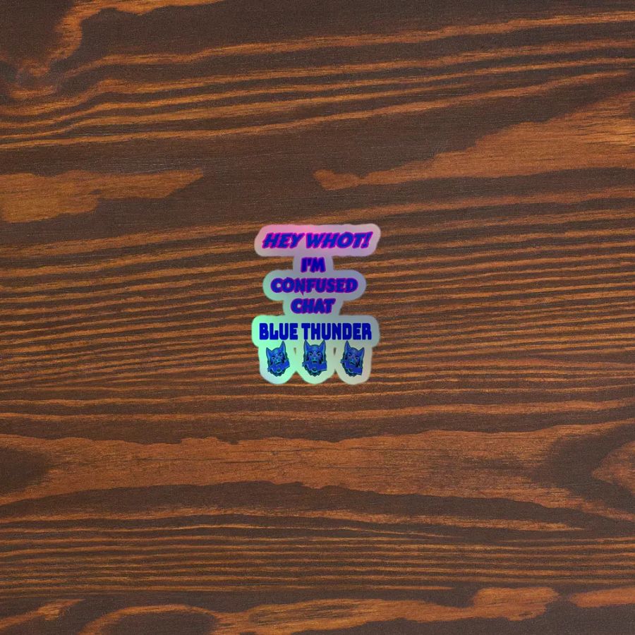 Blue Thunder Digital Glitch Cybernetic Sticker Pack product image (3)