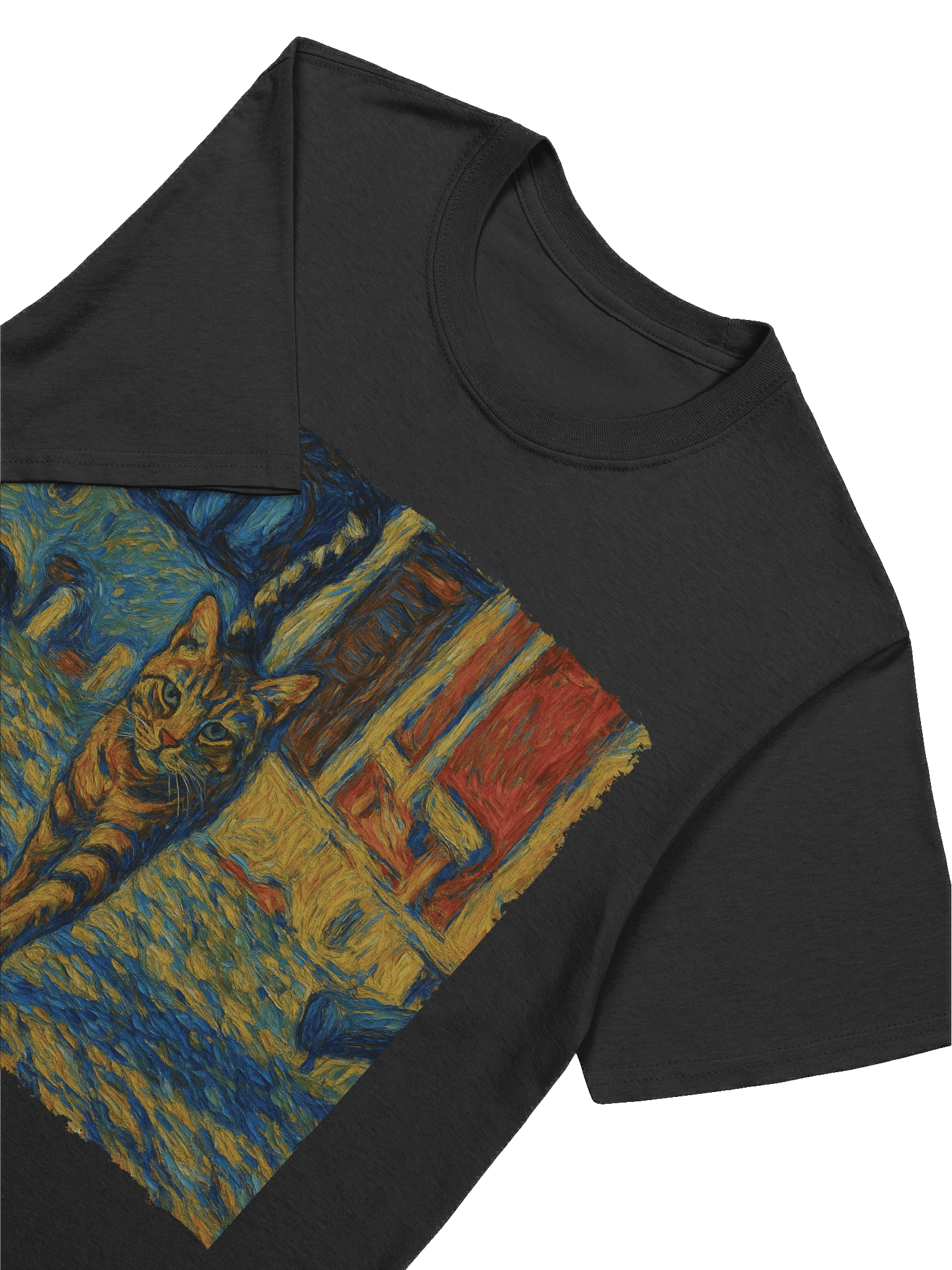 Van Gogh Cat Walk T-Shirt product image (42)