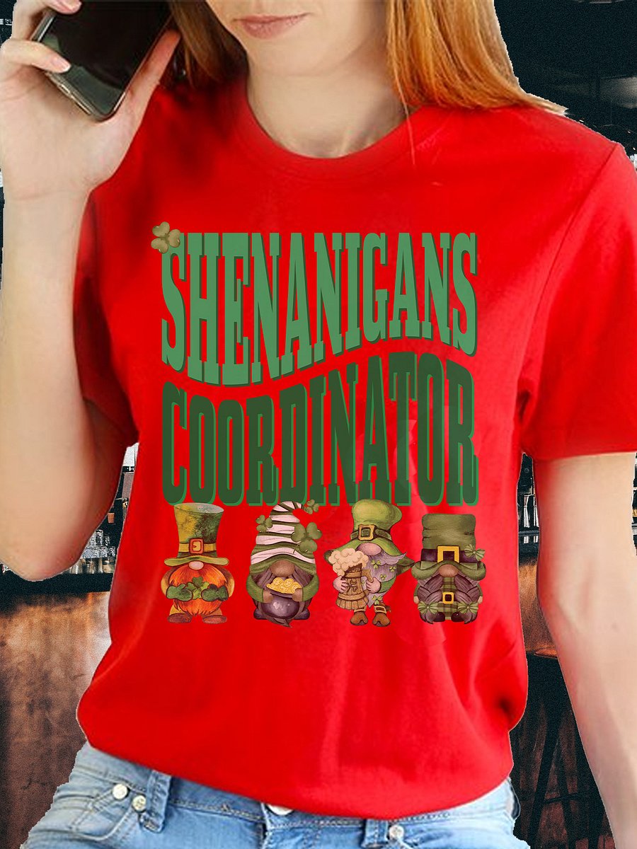 Shenanigans Coordinator Happy St. Patrick's Day St Paddy Day T-Shirt product image (1)