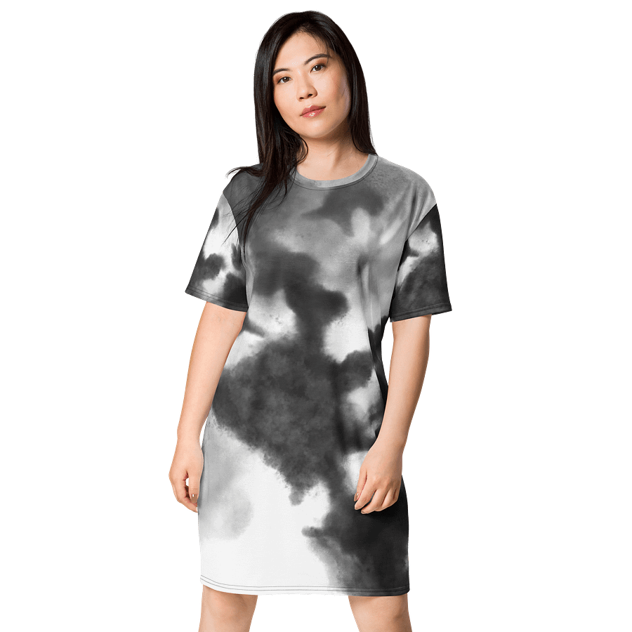 Ethereal Harmony All-Over T-Shirt Dress product image (1)