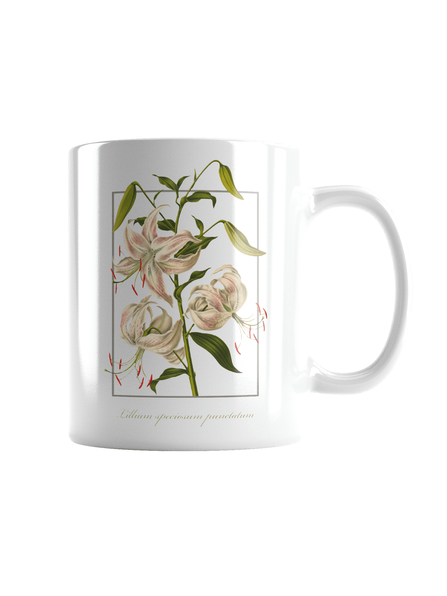 Japanese Lily Ceramic Mug product image (2)