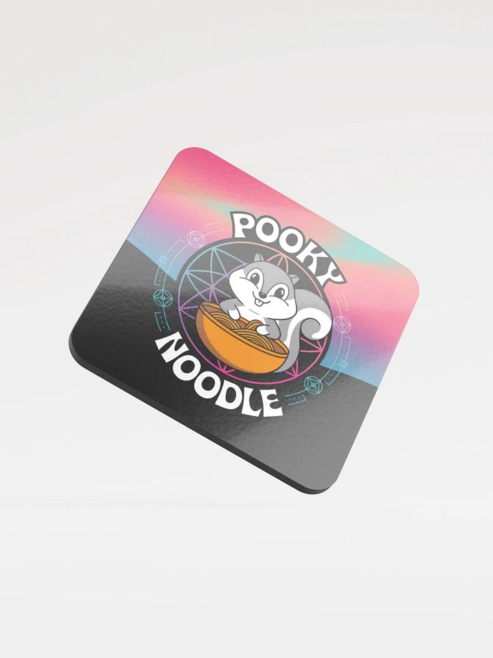 Coaster or micro art piece: Pooky Noodle Sacred Geo product image (1)