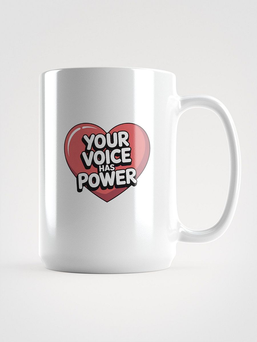 Empowerment Heart White Glossy Mug product image (1)