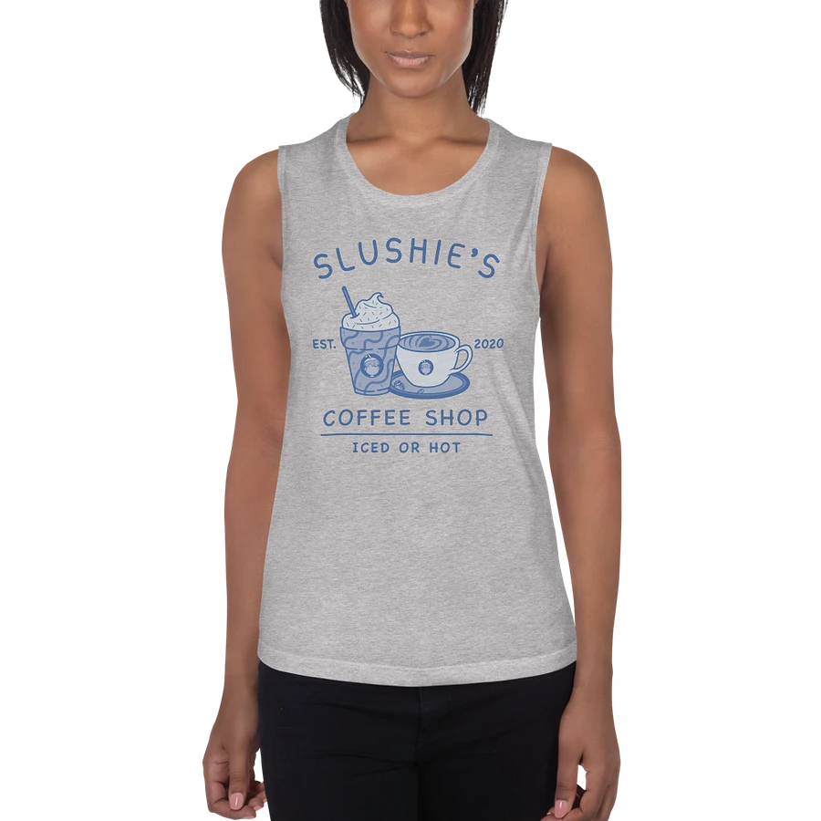 Slushie's Coffee Shop (Blue) | Women's Muscle Tank product image (2)