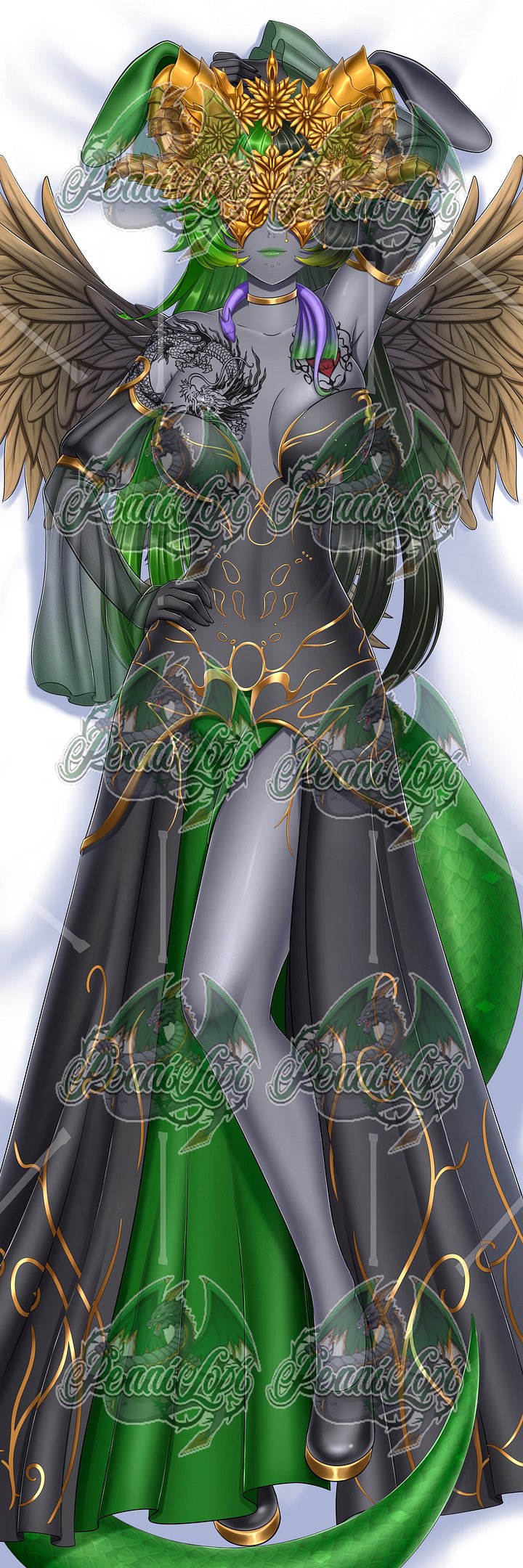 Monster Movie Body Pillow Keychain product image (1)