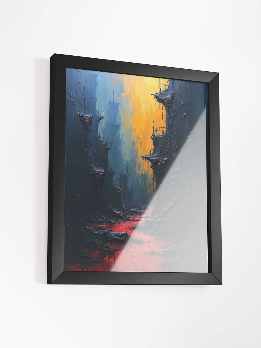 Fiery Abyss Framed Print product image (1)