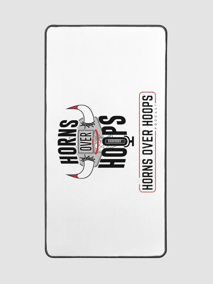 Horns Over Hoops Desk Mat product image (2)