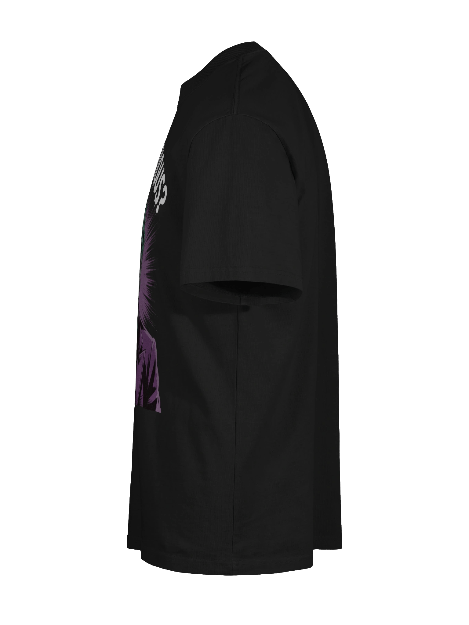 Phantom Provocation: Why So Serious? Joker Oversized Faded T-Shirt product image (10)