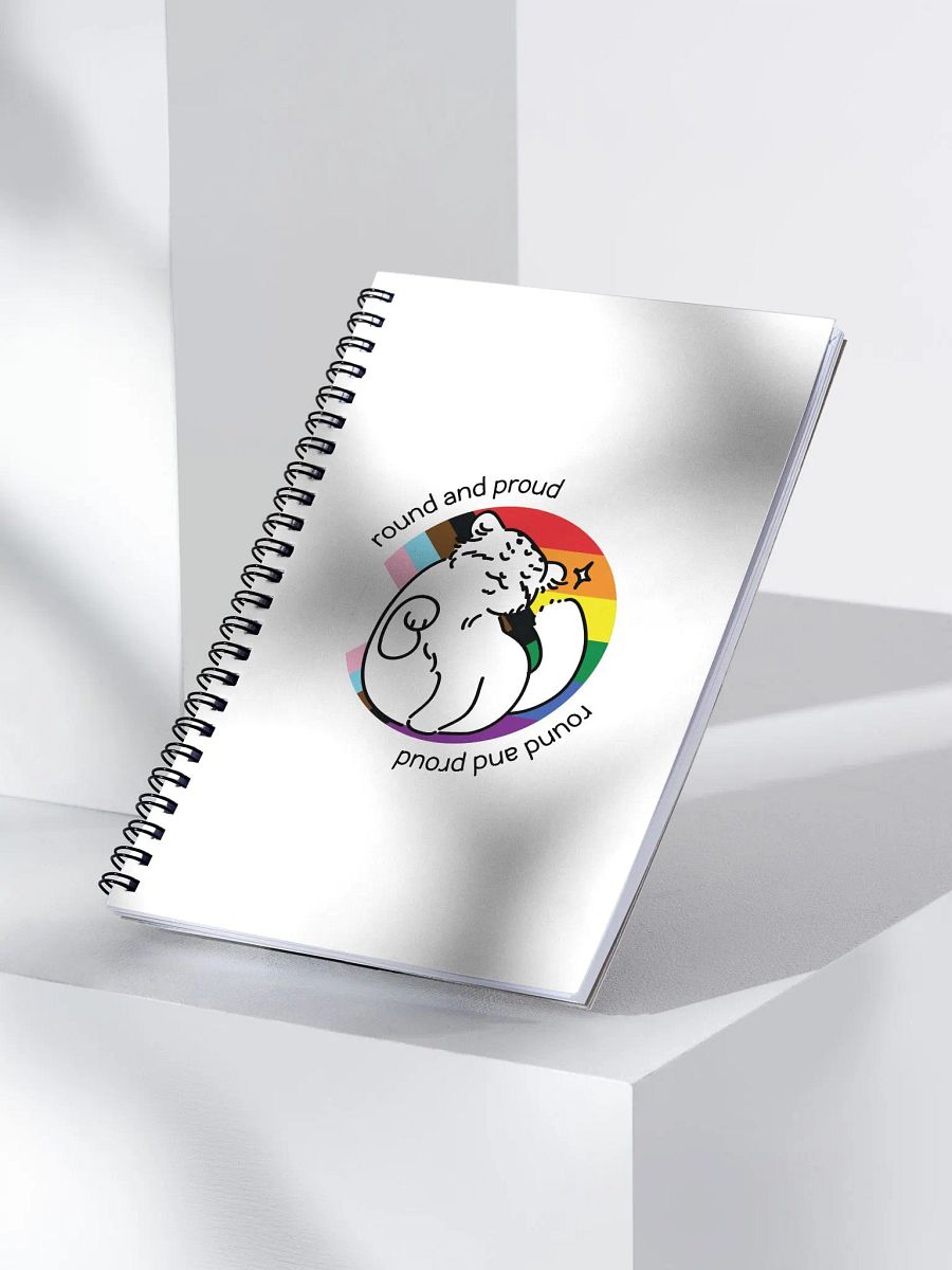 Round and Proud Manul Pride Version - Spiral Notebook product image (3)