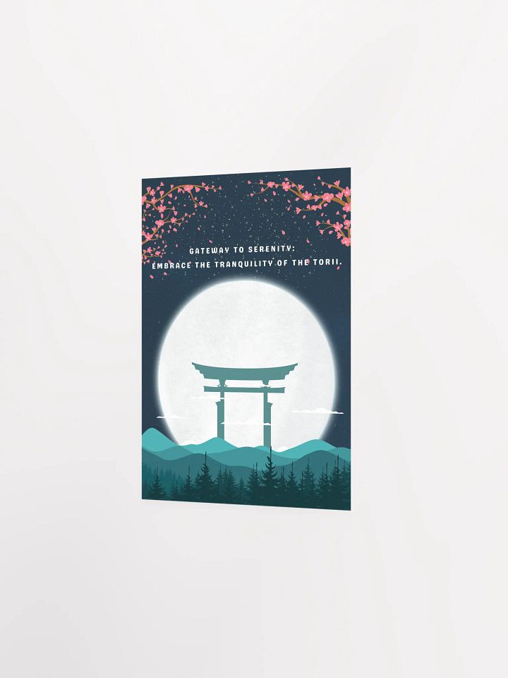 Tranquil Torii Moonlight Poster product image (2)