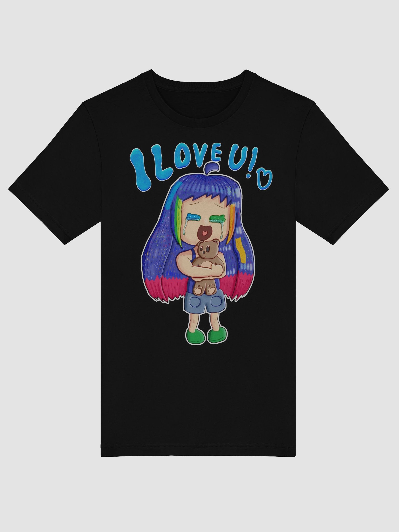 cute cocoloco hugs a cute teddy bear T-Shirt product image (38)