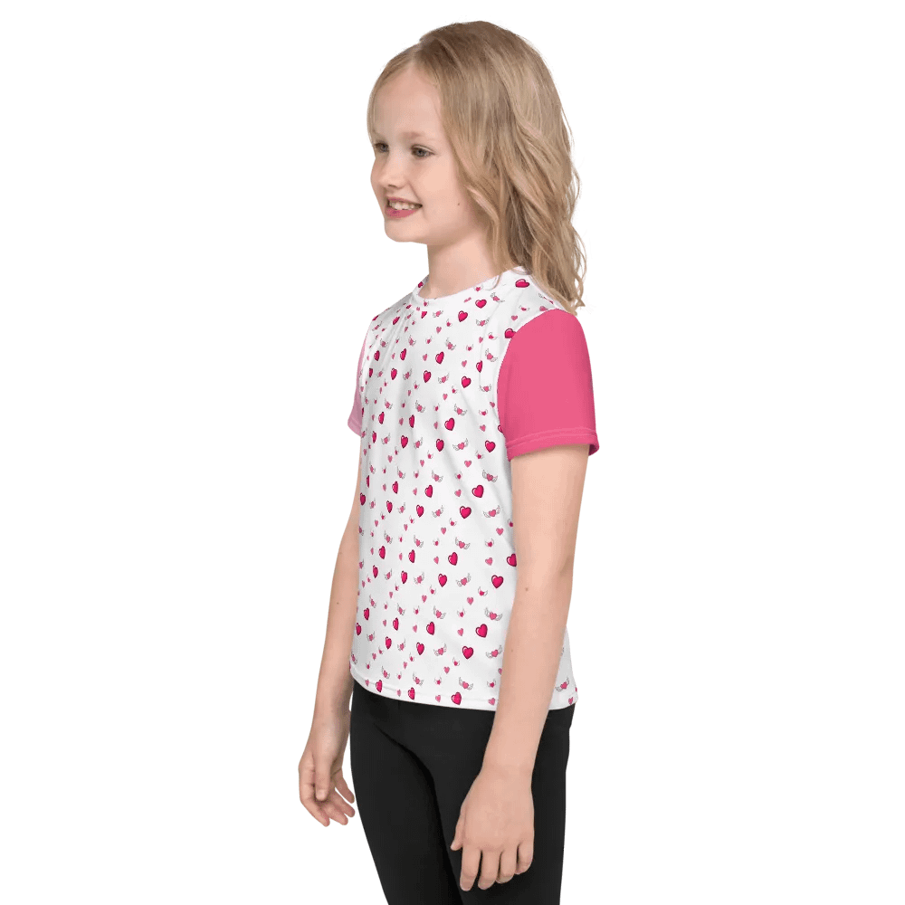 Hearts a Flutter Kids All-Over Print T-Shirt product image (3)