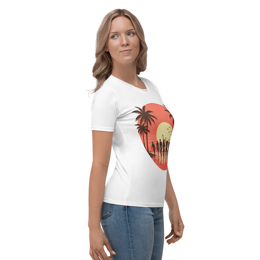 Tropical Dance Club – Retro Sunset Tee product image (4)