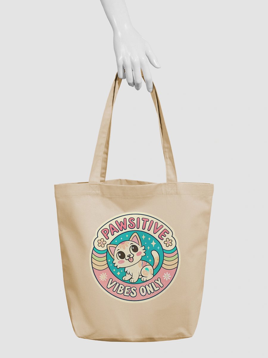 Pawsitive Vibes Eco-Friendly Tote Bag product image (3)