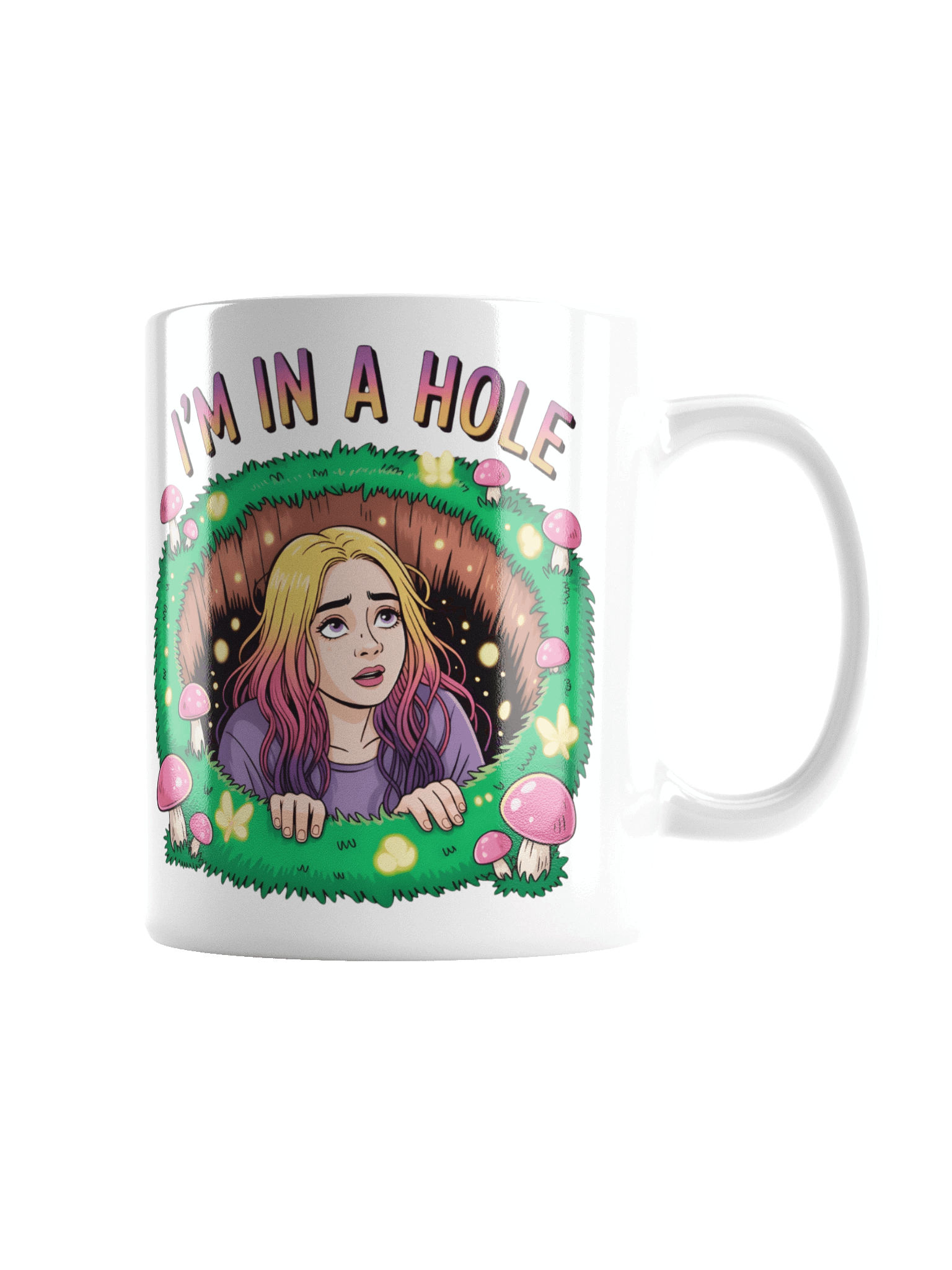 I'm In A Hole White Glossy Mug product image (4)