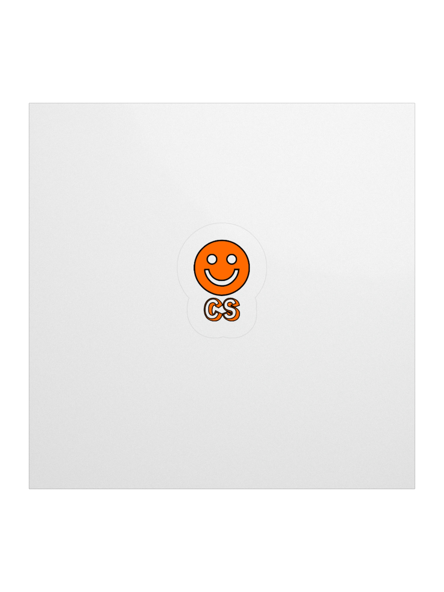 CS Smiley Sticker product image (1)