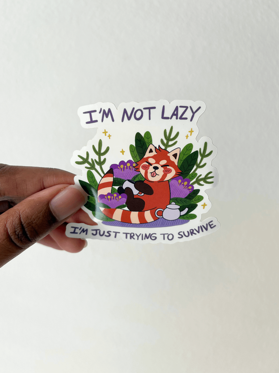I'm Not Lazy Sticker product image (3)