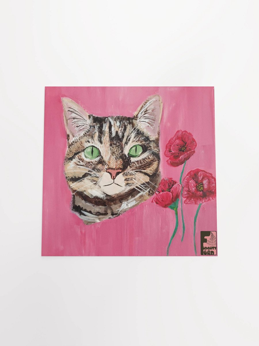 "Poppy the Cat" Poster Print product image (4)
