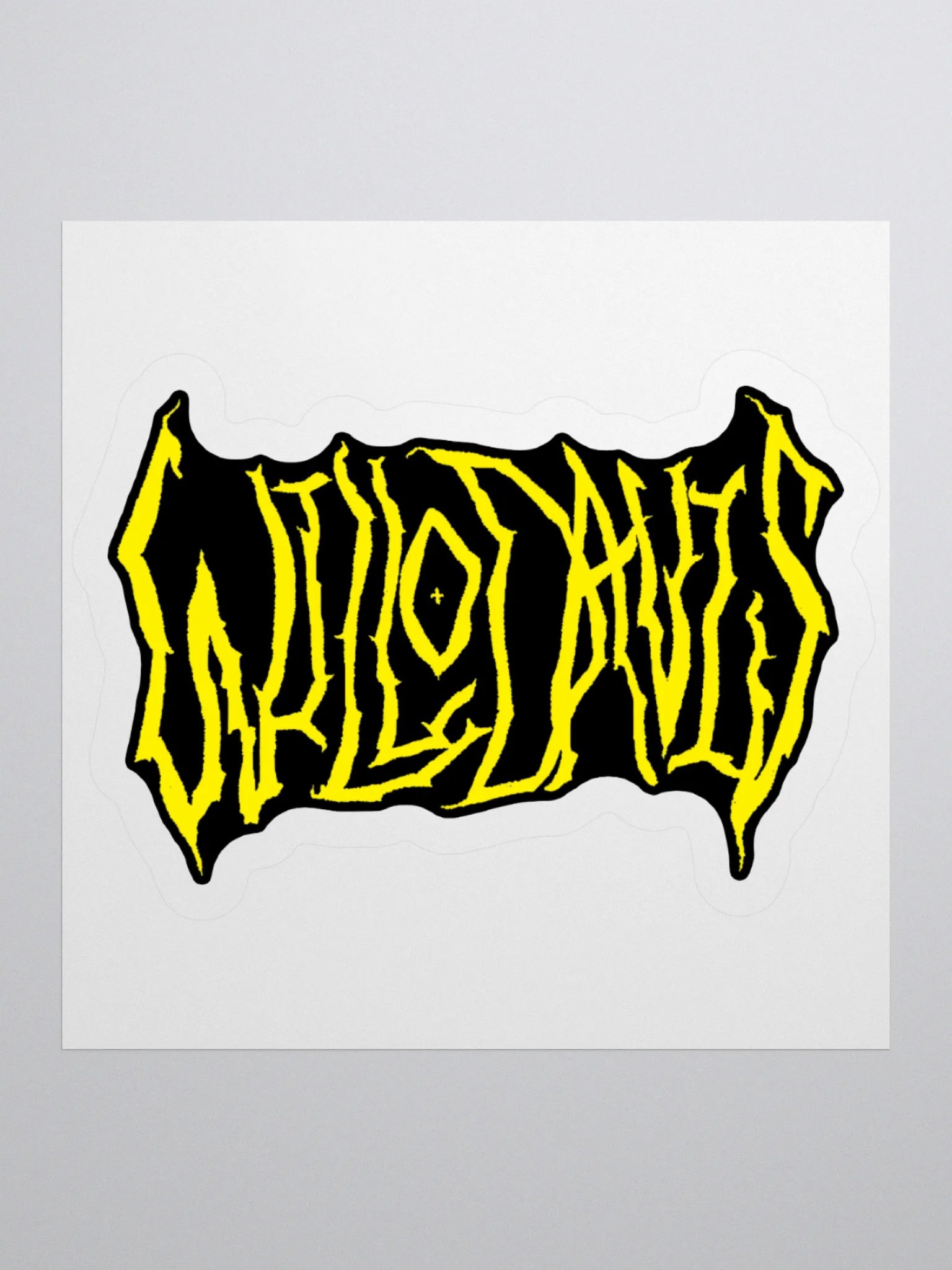 WiLLo Davis Metal Logo Sticker product image (2)