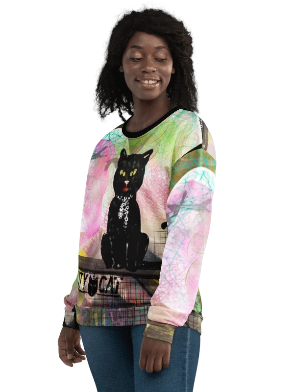 CityCatPaint4 Unisex Art Sweatshirt product image (2)