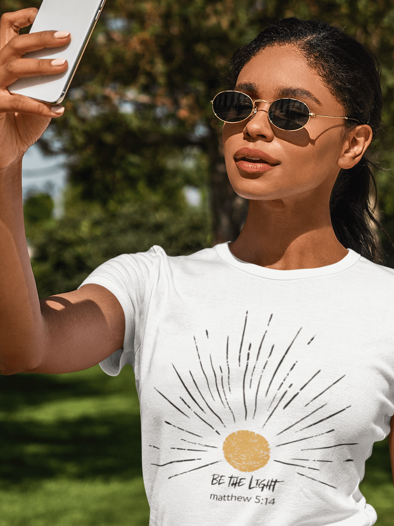 "Be The Light" Inspirational T-Shirt product image (3)