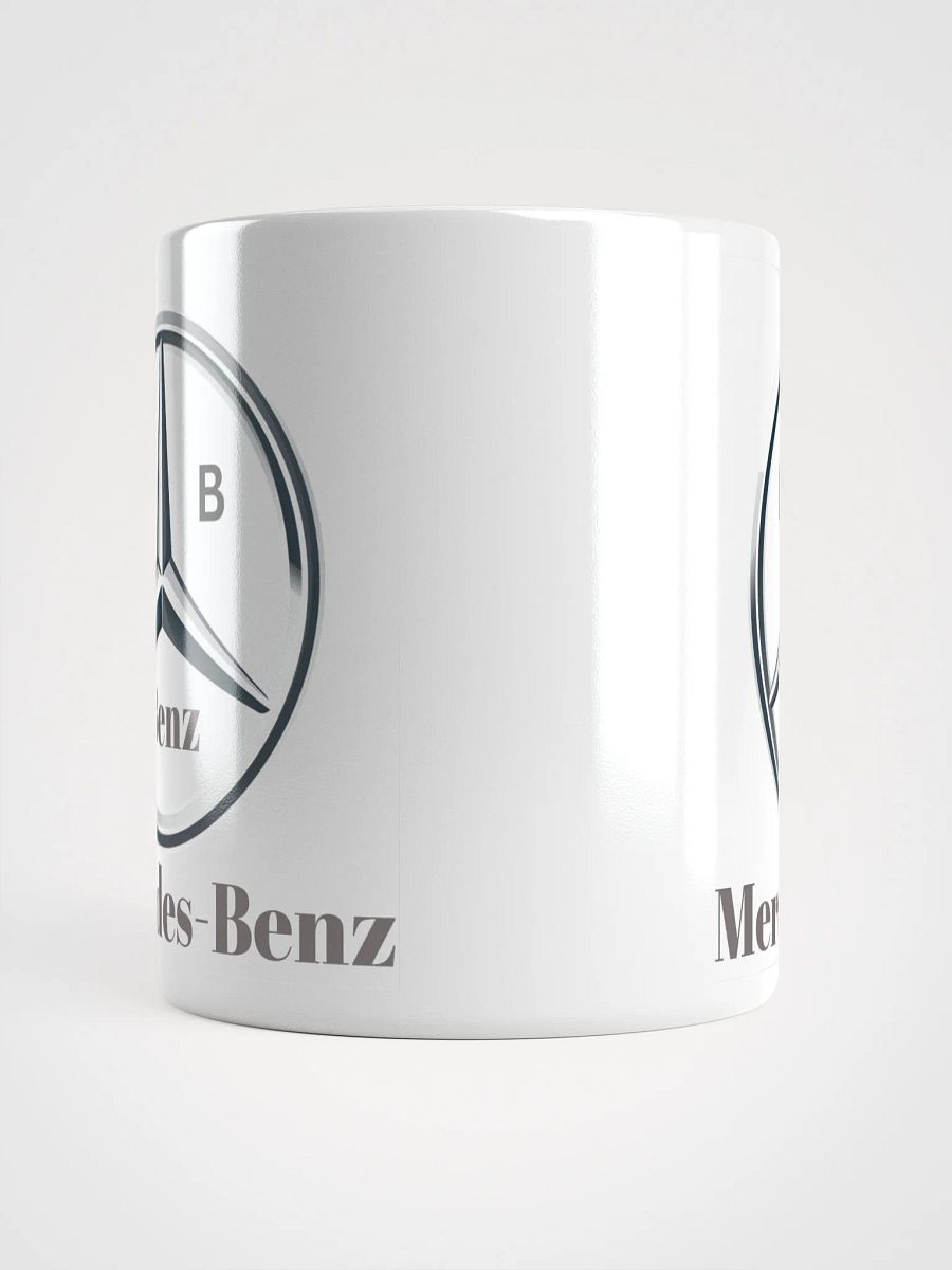 White Glossy Mug Mercedes Benz Logo product image (5)