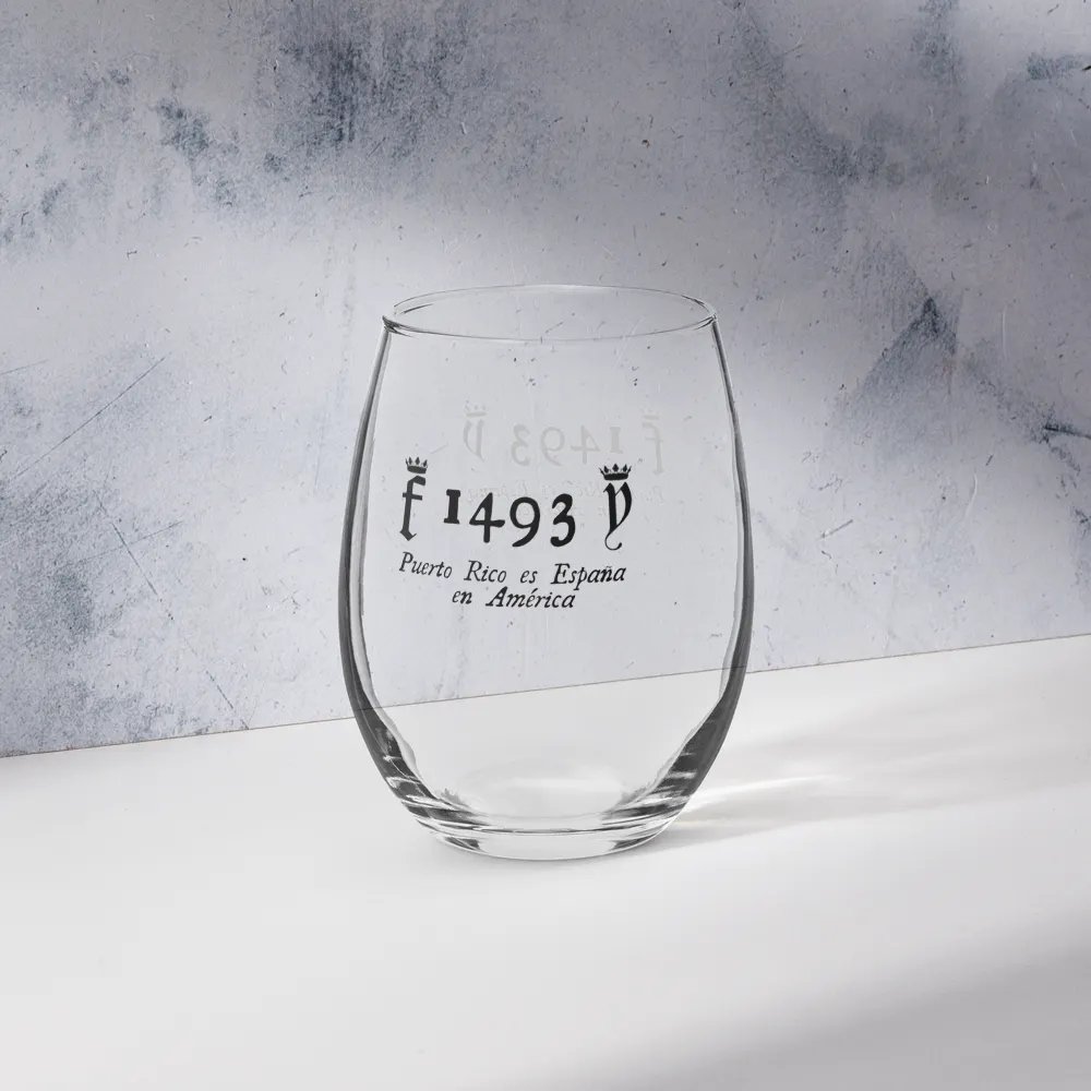 Vaso de cristal - 1493 Puerto Rico es España en América product image (6)